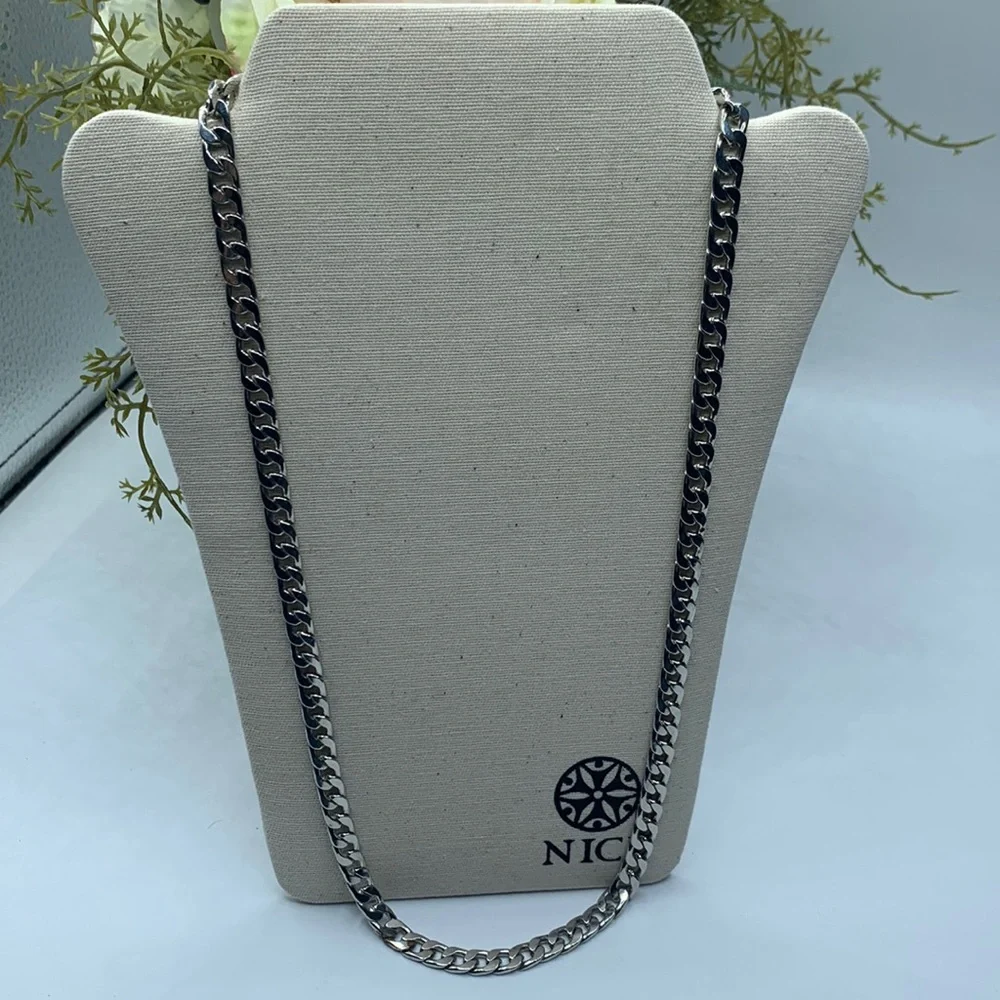 Modern Link Stainless Steel Chain Necklace